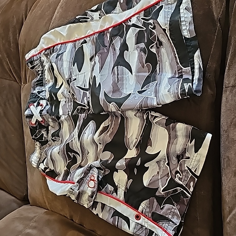 Shark swim trunks